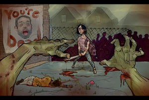 My love for zombie apocalypses show in this POV piece.