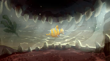 Underwater POV in a painterly style