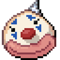 A goofy clown